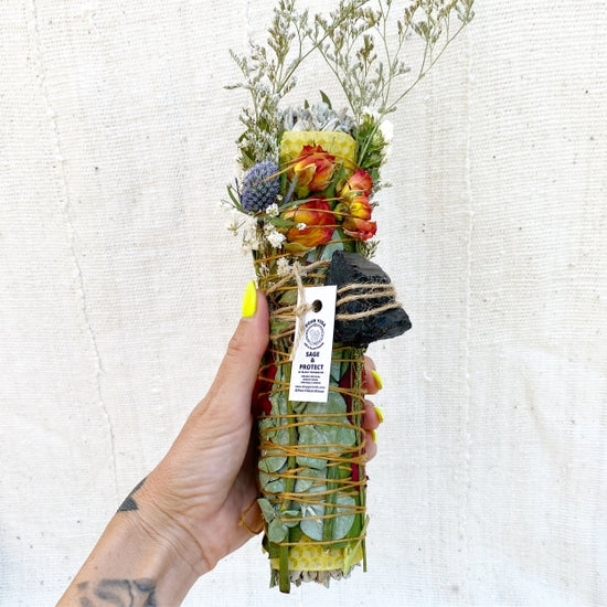 Dried Herbal & Floral Smudge Stick — Articulture Designs