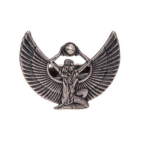 Isis Ring | Sterling Silver + Gold Patina