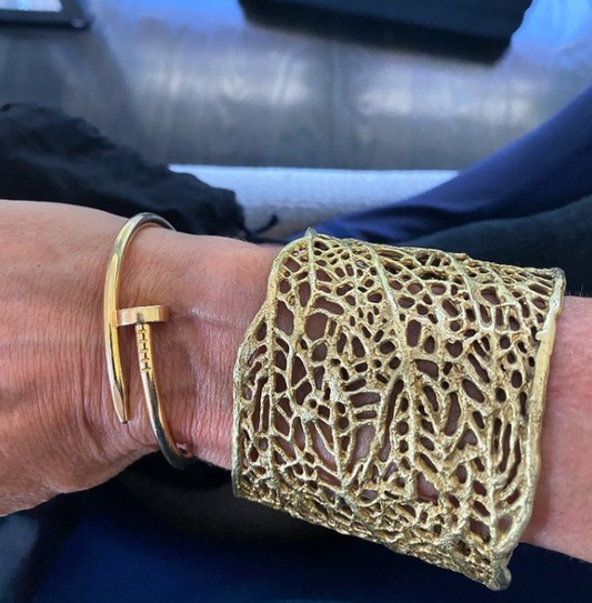 Reclaimed Metal Cuff | Sea Fan