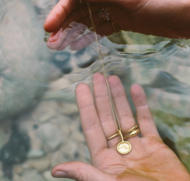 Gold Drop Pendant Necklace Collection