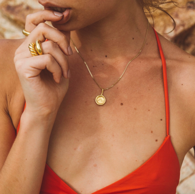 Gold Drop Pendant Necklace Collection