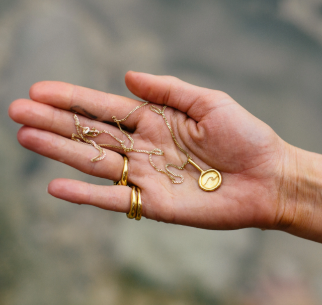 Gold Drop Pendant Necklace Collection