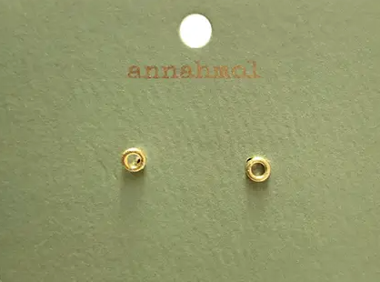 Raw Stone + Gold Studs Collection