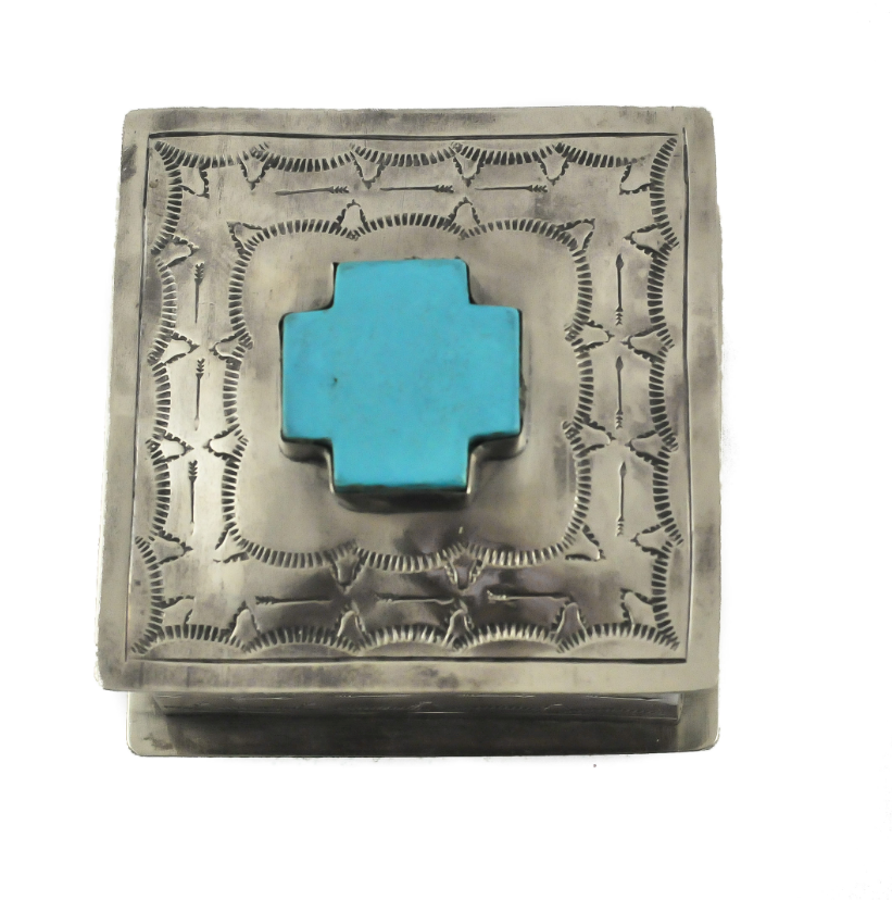 Rustic Silver Stamped Box Collection