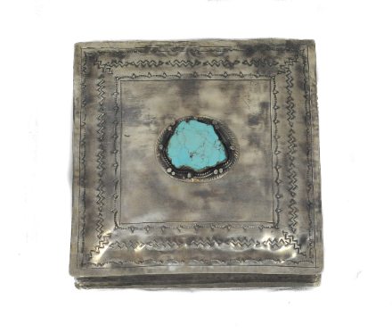 Rustic Silver Stamped Box Collection