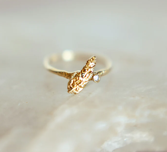 Communion | Protective Feather Ring