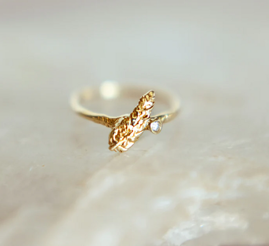 Communion | Protective Feather Ring