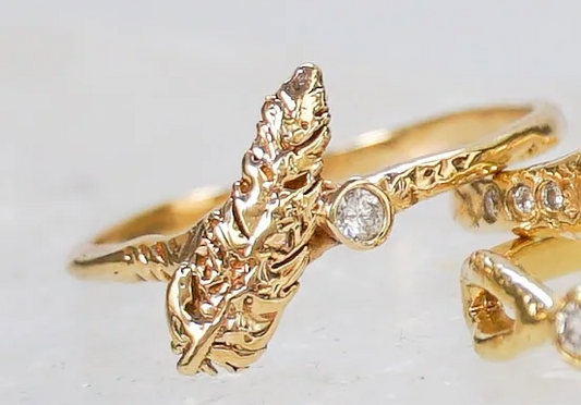 Communion | Protective Feather Ring