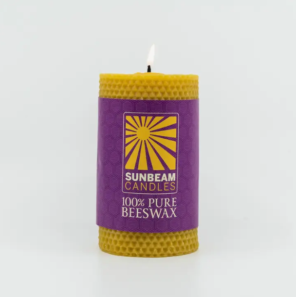 Honeycomb Pillar Candle | Tall