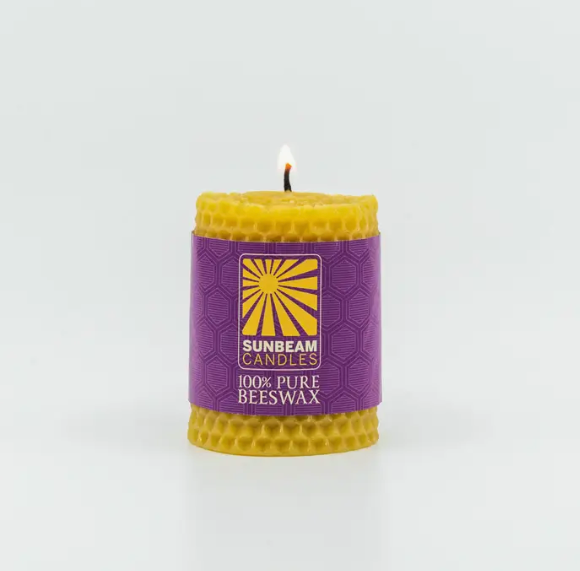 Honeycomb Pillar Candles | Short