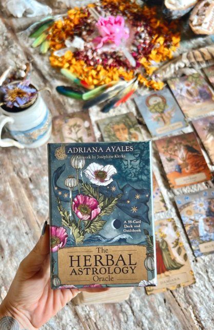 Herbal Astrology Oracle Deck and Guidebook