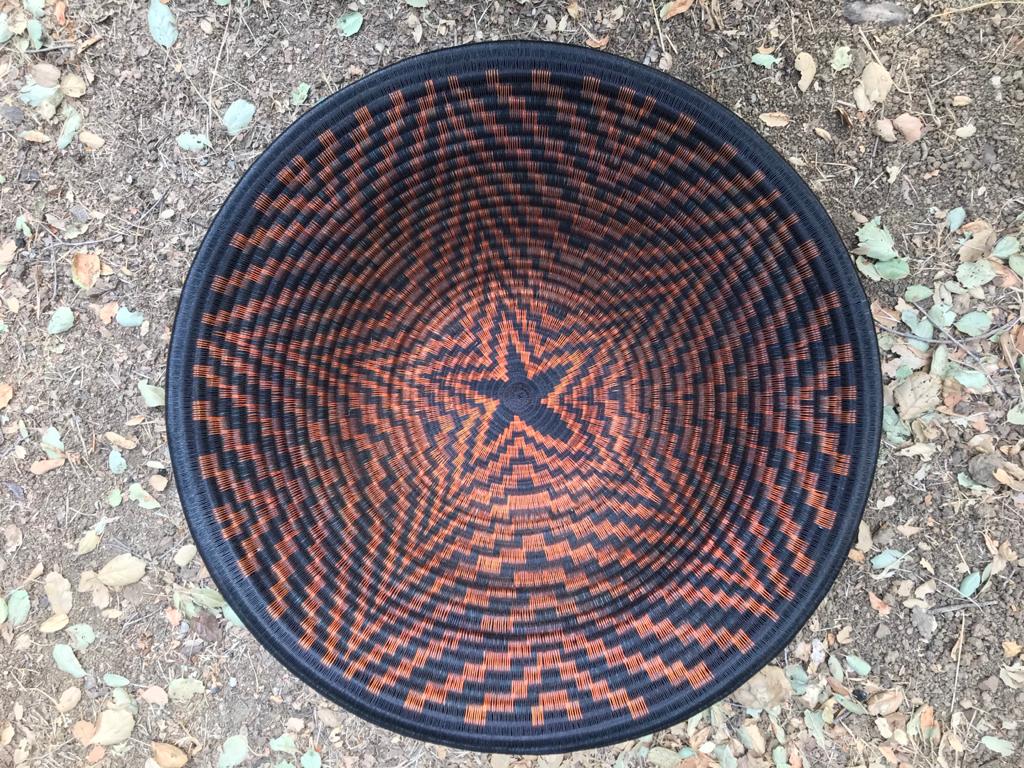Handwoven Werrengue Platter | Night