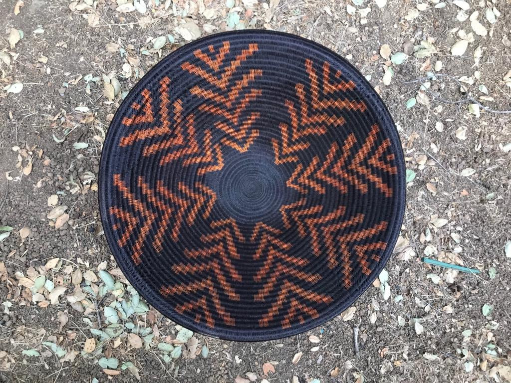 Handwoven Werrengue Platter | Night