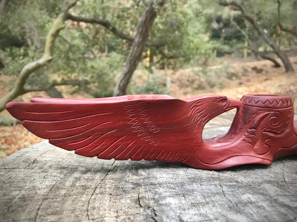 Carved Wood Pipe | Grande Collection