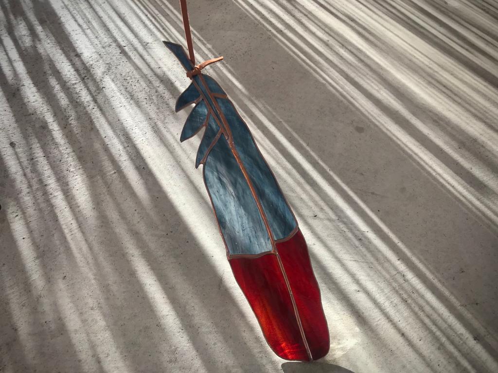 Stained Glass Art | The Feather