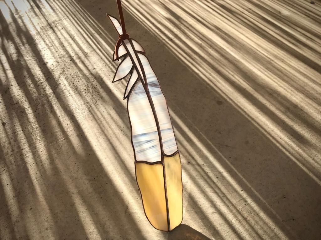 Stained Glass Art | The Feather