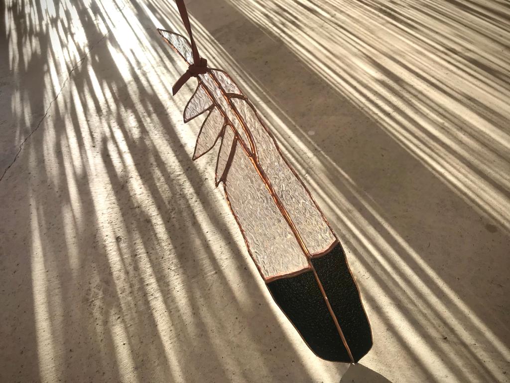 Stained Glass Art | The Feather