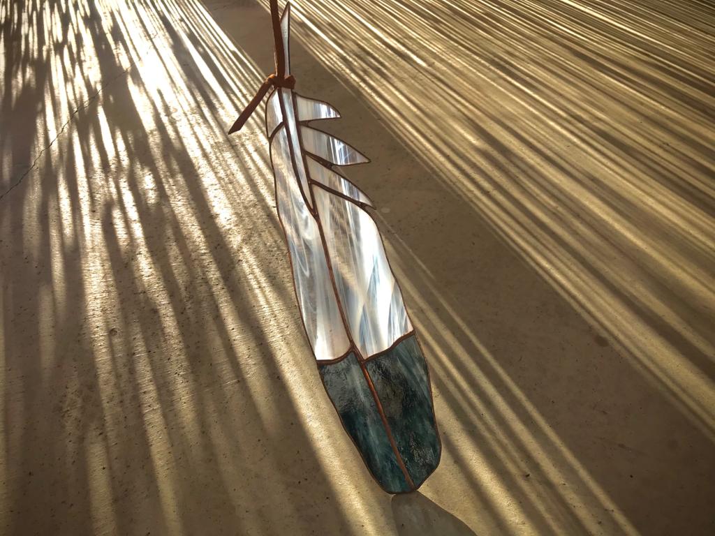 Stained Glass Art | The Feather