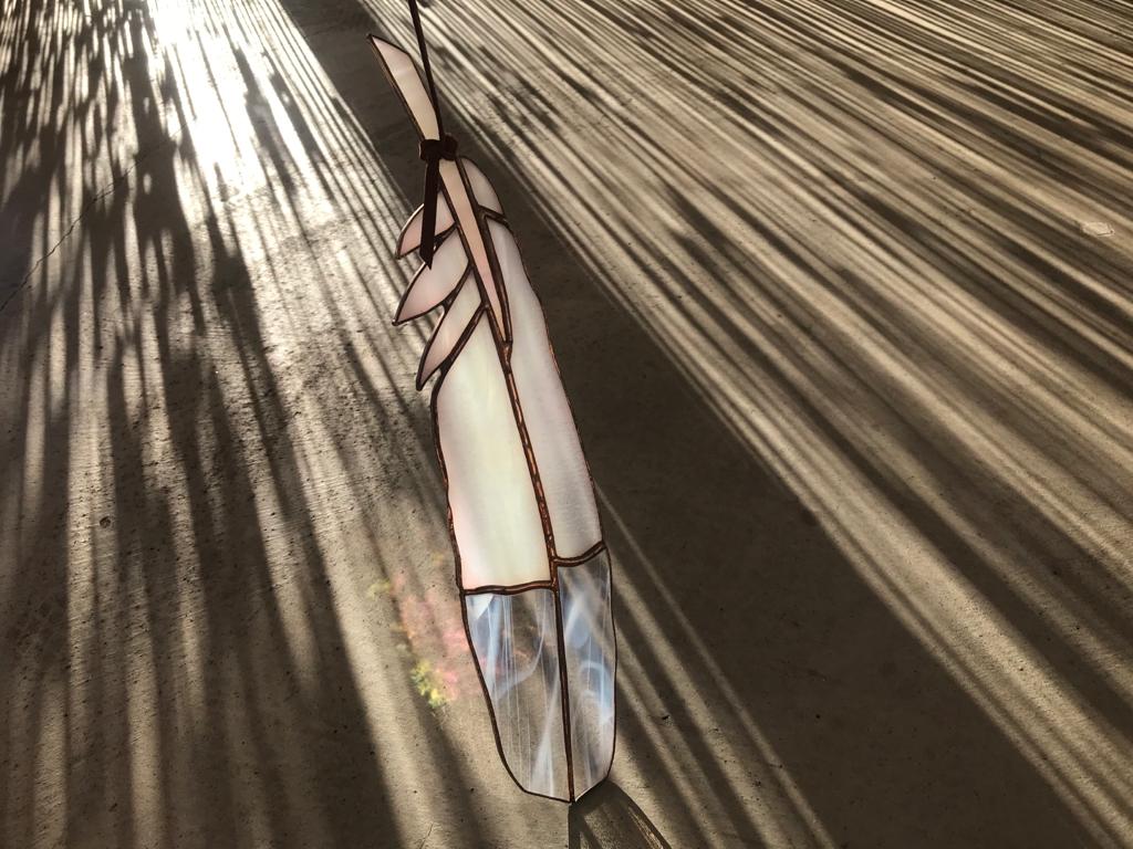 Stained Glass Art | The Feather