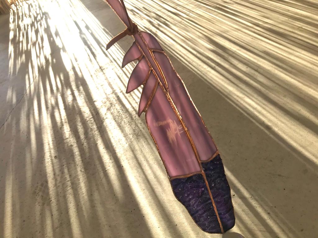 Stained Glass Art | The Feather