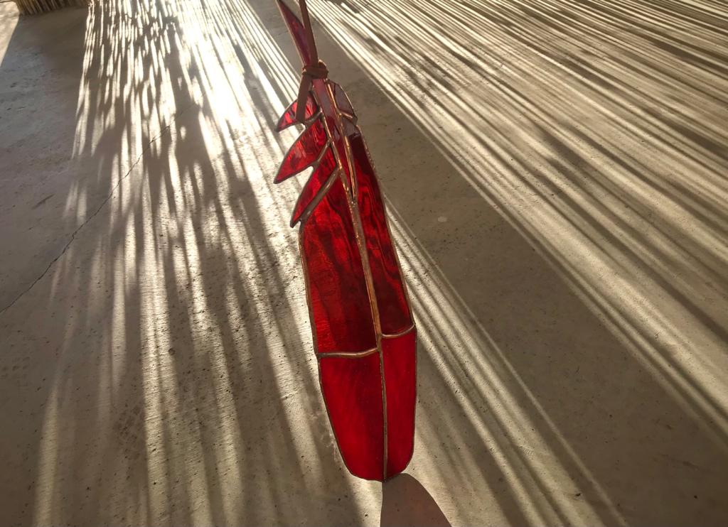 Stained Glass Art | The Feather