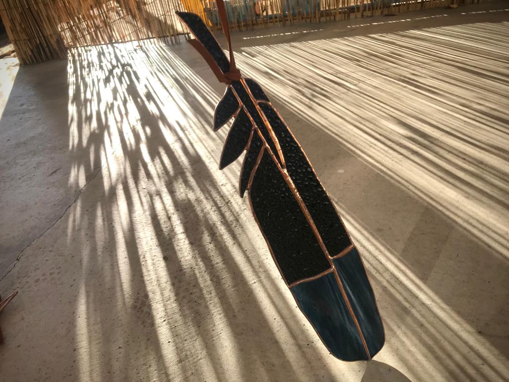 Stained Glass Art | The Feather