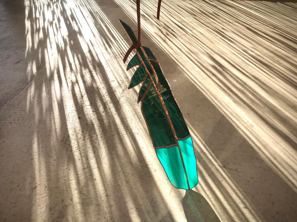 Stained Glass Art | The Feather