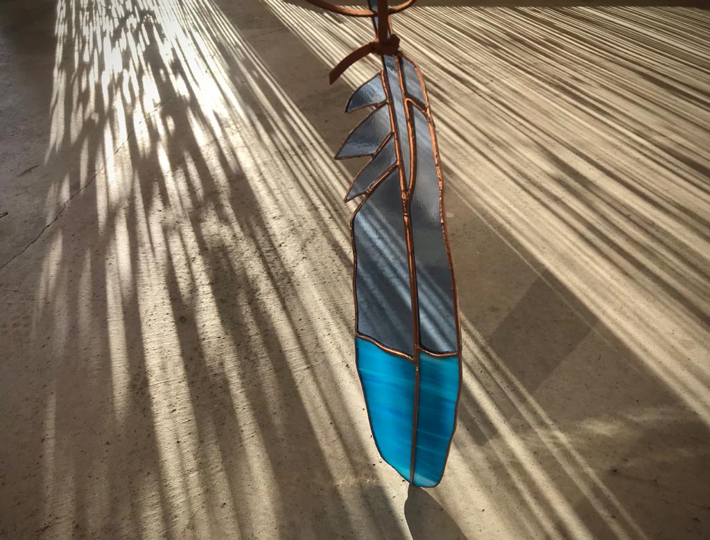 Stained Glass Art | The Feather