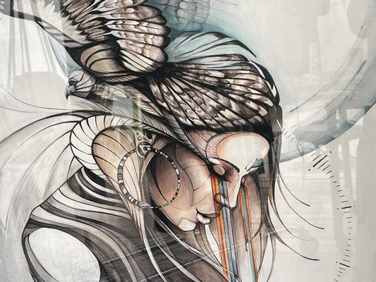 Heart's Colors | Framed