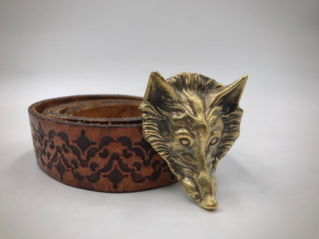 Recycled Metal Belt | Wolf