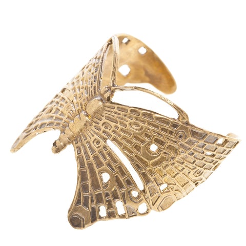 Reclaimed Metal Cuff | Butterfly