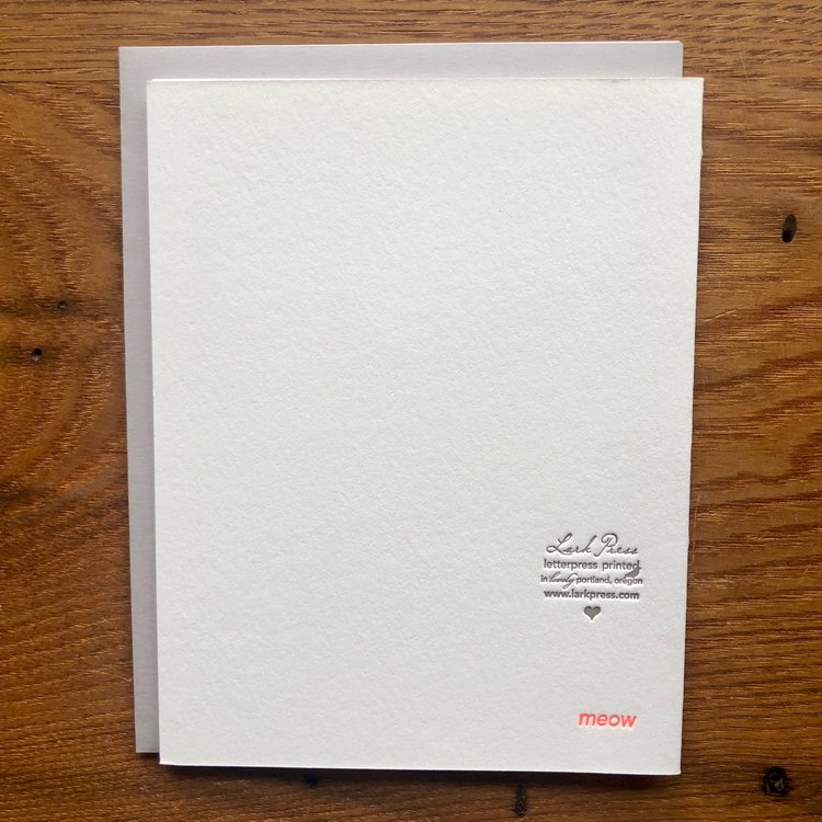 Letter Pressed | Sentiment Cards