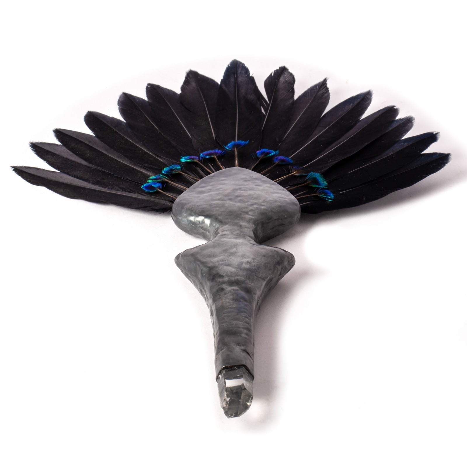 Smudge Feather Fan