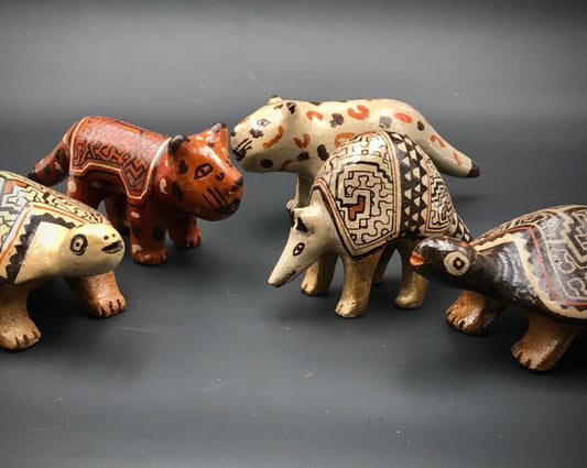 Shipibo Hand Painted Armadillo Series