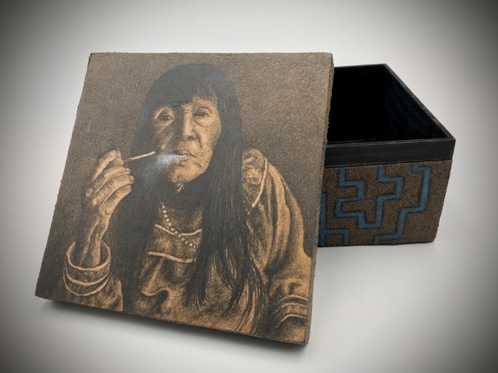 Rare Pencil Drawings | Shipibo Box Collection