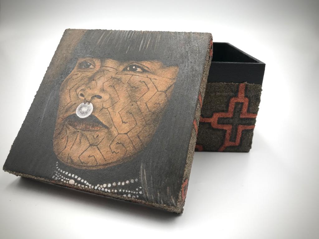 Rare Pencil Drawings | Shipibo Box Collection