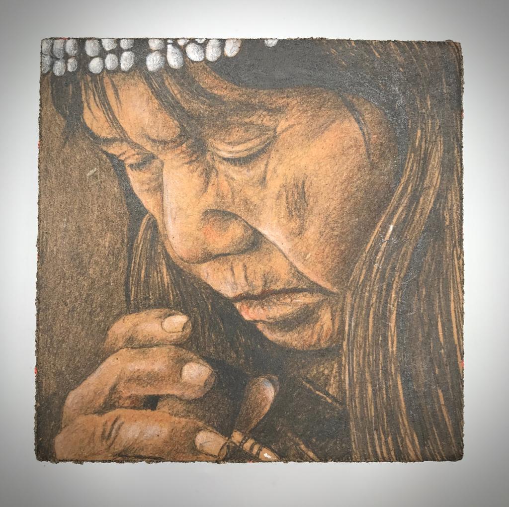 Rare Pencil Drawings | Shipibo Box Collection