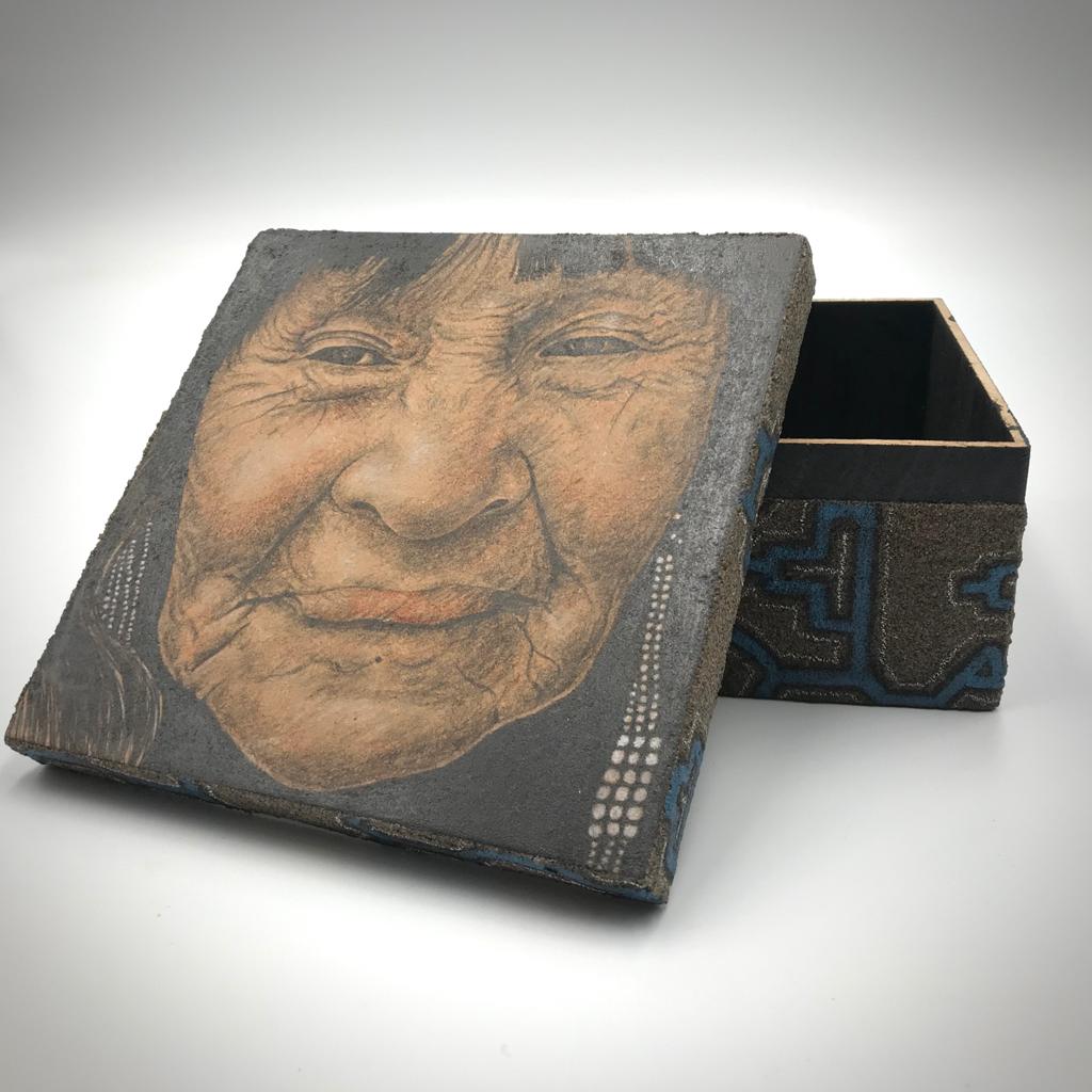 Rare Pencil Drawings | Shipibo Box Collection