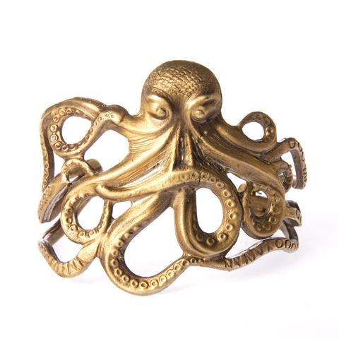 Reclaimed Metal Cuff | Octopus