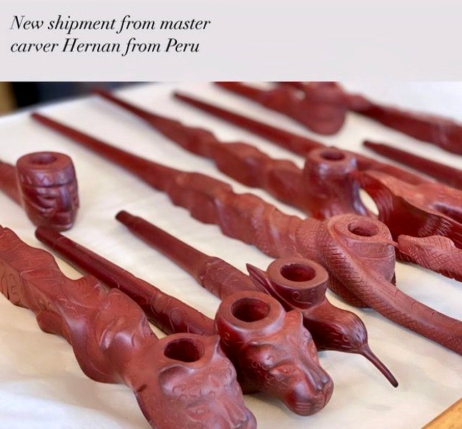Carved Wood Pipe | Chico Collection