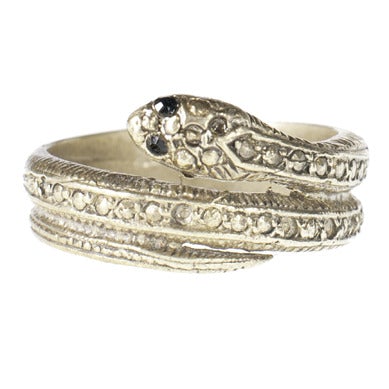 Reclaimed Metal Snake Band Ring