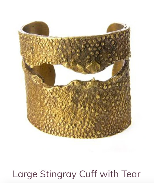 Reclaimed Metal Cuff | Stingray
