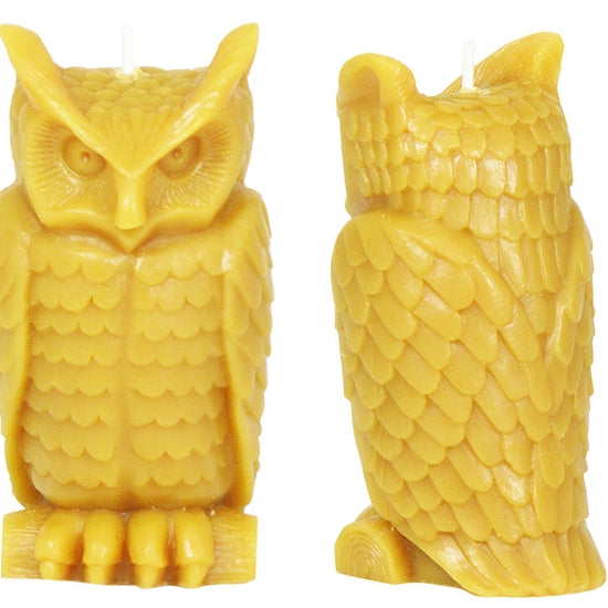 Beeswax Wise Owl Candle