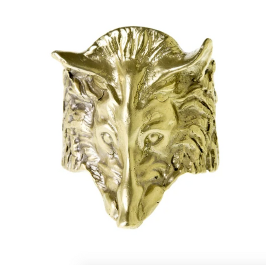 Reclaimed Metal Cuff | Wolf